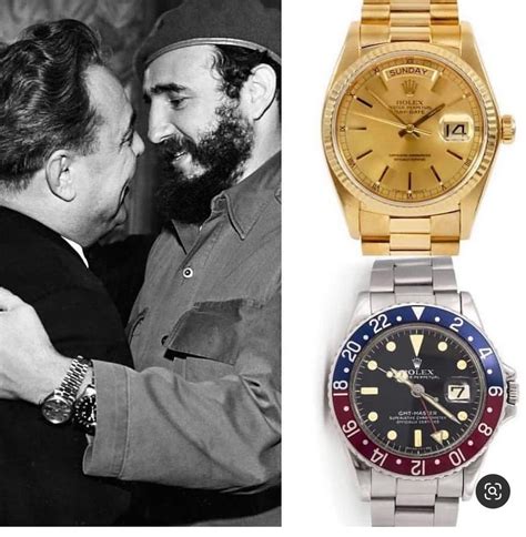 fidel castro wearing rolex|fidel castro watches.